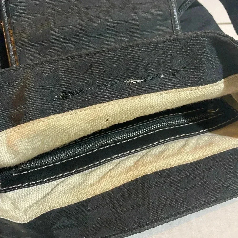 Michael kors Black canvas backpack